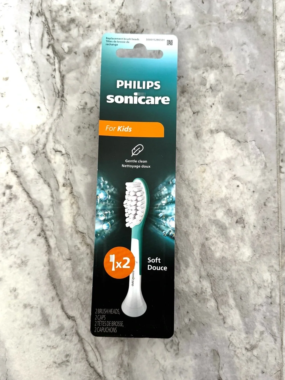 Philips Sonicare For Kids Soft Replacement Brush Heads - Teal/White